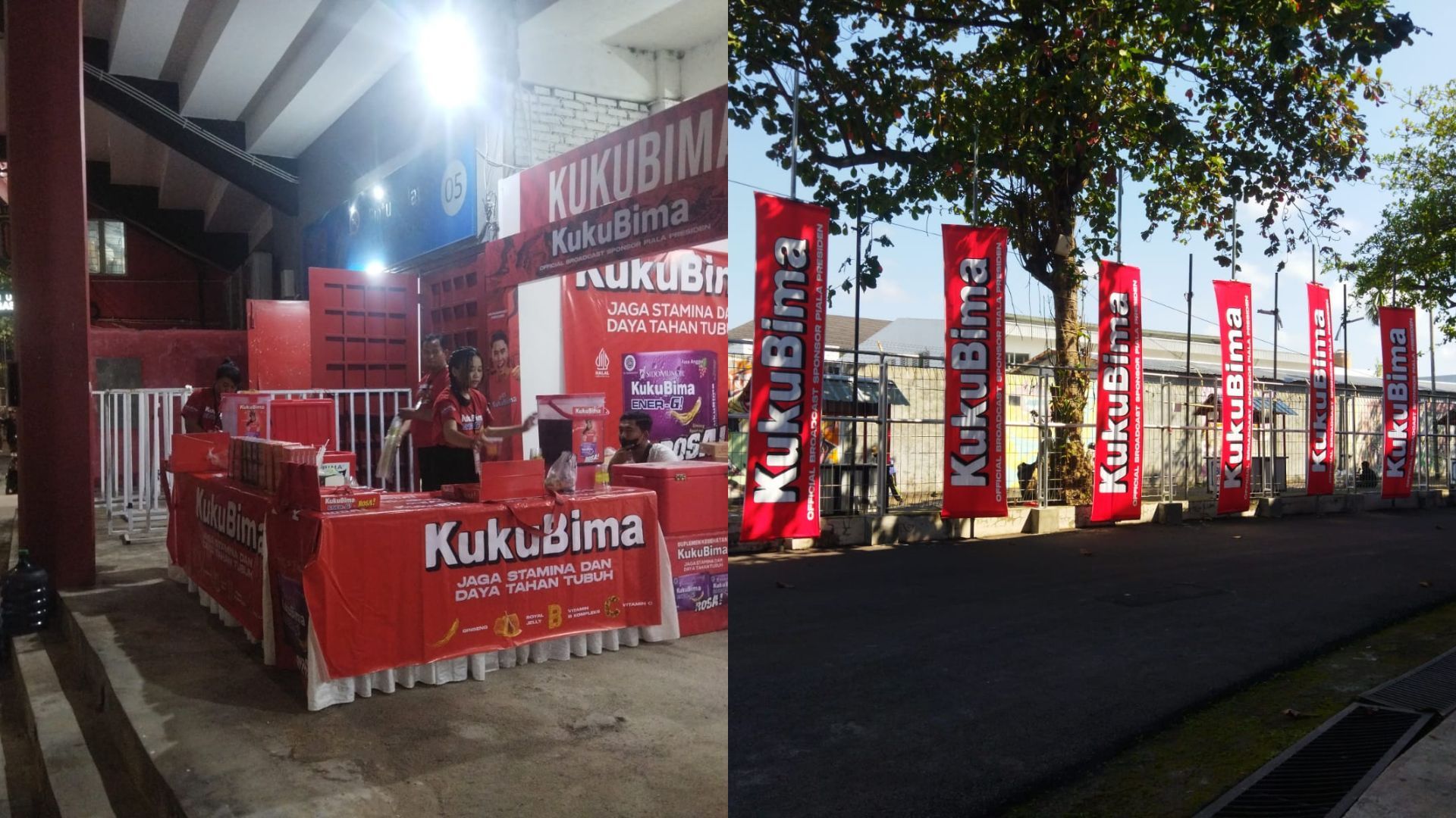 Production Booth dan T Banner Indosiar