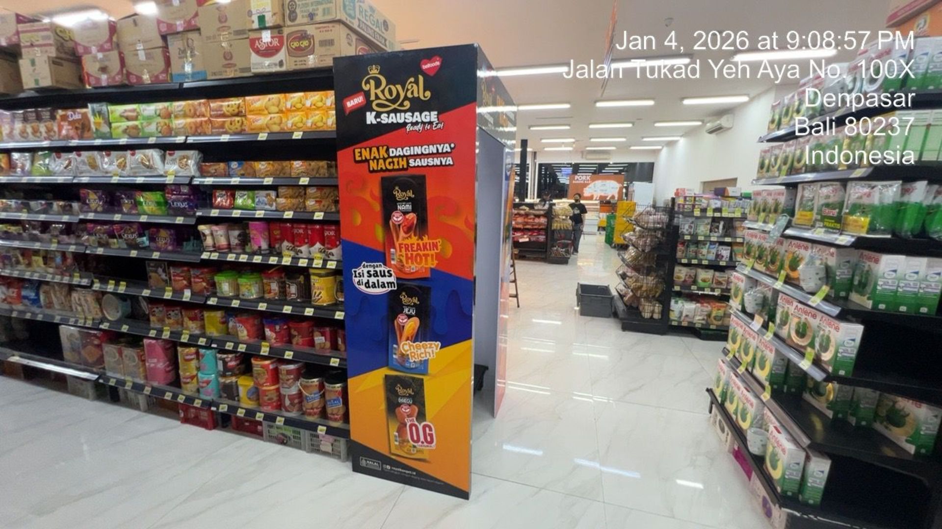 Production Display Gondola Tiara Belfoods